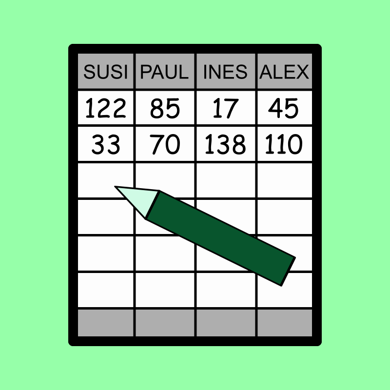 Score sheets 图标